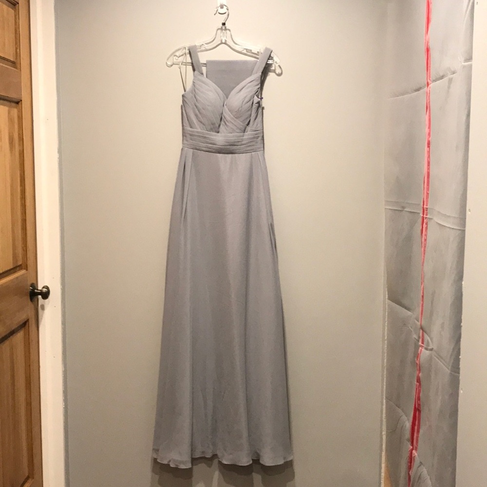 Abby Paris Silver Grey Dress Size 2